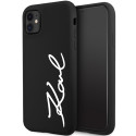 Kryt Karl Lagerfeld KLHCN61SKSVGK iPhone 11/XR černý