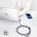 Acefast C5-03 Black USB-C - USB-C PD QC cable 100W 5A 480Mb/s 2m - black