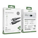 Acefast C1-01 Lightning - USB-C MFi PD cable 30W 3A 480Mb/s 1.2m - black
