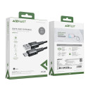 Acefast USB cable - USB Type C 1.2m, 3A black (C1-04 black)