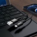 Acefast USB cable - USB Type C 1.2m, 3A black (C1-04 black)