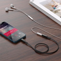 Acefast audio cable MFI Lightning - 3.5mm mini jack (female) 18cm, AUX black (C1-05 black)