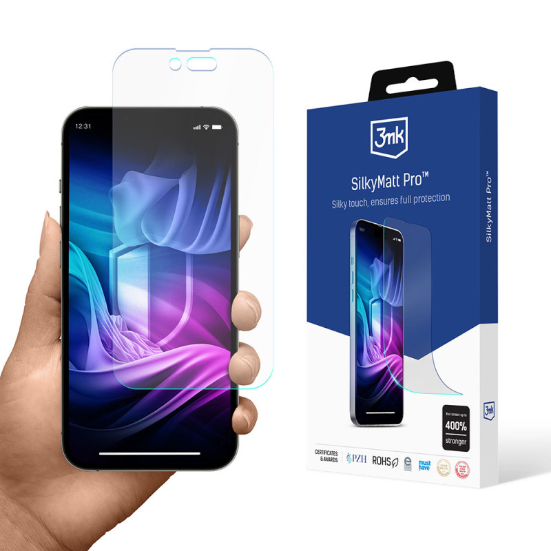 Ochranná fólie 3mk PROTECTiON Silky Matt Pro pro iPhone 14 Pro - matná