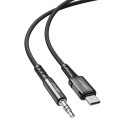 Audio kabel Acefast USB Type C - 3,5mm mini jack (M) 1,2 m, AUX (C1-08) - černý