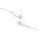 Acefast C2-03-CC USB-C - USB-C PD QC cable 60W 3A 480Mb/s 1.2m - white