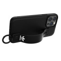 Pouzdro Adidas OR HAND STRAP CASE iPhone 13 Pro Max - černá/černá