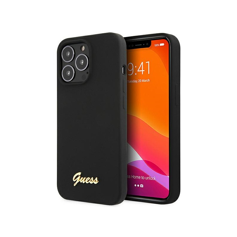 Kryt Guess GUHCP13XLSLMGBK pro iPhone 13 Pro Max - black/black