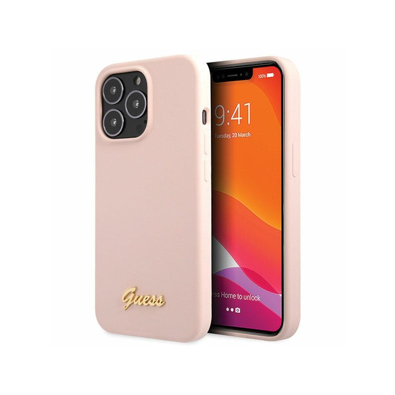 Kryt Guess GUHCP13XLSLMGLP pro iPhone 13 Pro Max - light pink