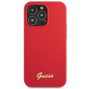 Kryt Guess GUHCP13XLSLMGRE iPhone 13 Pro Max - red/burgundy