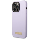 Kryt Guess GUHMP14LSBPLU pro iPhone 14 Pro fialová