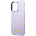 Kryt Guess GUHMP14LSBPLU pro iPhone 14 Pro fialová