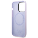 Kryt Guess GUHMP14LSBPLU pro iPhone 14 Pro fialová