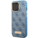 Kryt Guess GUHMP14LU4GPRB pro iPhone 14 Pro – modrá