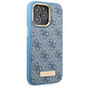 Kryt Guess GUHMP14LU4GPRB pro iPhone 14 Pro – modrá