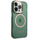 Kryt Guess GUHMP14XHTCMA pro iPhone 14 Pro Max - zelená/khaki