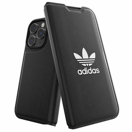 Kryt Adidas OR BOOKLET CASE BASIC iPhone 14 Pro 6.1" černá/bílá