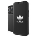 Kryt Adidas OR BOOKLET CASE BASIC iPhone 14 Pro 6.1" černá/bílá