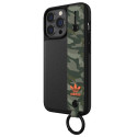 Pouzdro Adidas OR Hand Strap Case iPhone 13 Pro - černá/zelená