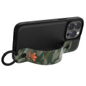 Pouzdro Adidas OR Hand Strap Case iPhone 13 Pro - černá/zelená