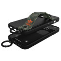 Pouzdro Adidas OR Hand Strap Case iPhone 13 Pro - černá/zelená