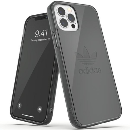 Kryt Adidas OR Protective Clear Case iPhone 12/12 Pro - černý