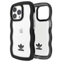 Kryt Adidas OR Wavy pro iPhone 13 Pro/13 6.1" - černá/transparentní