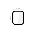 Hybridní ochranné sklo Tech-Protect Glass Flex+ (2 ks) pro Apple Watch 4 / 5 / 6 / SE 1 / 2 / 3 (40 mm) – černé