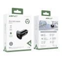 Acefast car charger 38W USB Type C / USB, PPS, Power Delivery, Quick Charge 3.0, AFC, FCP black (B1 black)