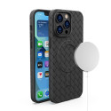 Kryt Hurtel WOVEN CASE pro iPhone 15 Pro - black