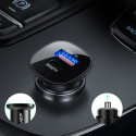 Acefast car charger 38W USB Type C / USB, PPS, Power Delivery, Quick Charge 3.0, AFC, FCP black (B1 black)