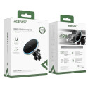 Acefast Qi 15W wireless car charger, magnetic phone holder for air vent, black (D3 black)