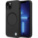 Kryt BMW Signature Liquid Silicone MagSafe iPhone 14 - černý