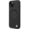 Kryt BMW Signature Liquid Silicone MagSafe iPhone 14 - černý