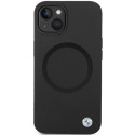 Kryt BMW Signature Liquid Silicone MagSafe iPhone 14 - černý