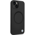 Kryt BMW Signature Liquid Silicone MagSafe iPhone 14 - černý
