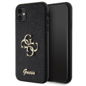 Kryt Guess GUHCN61HG4SGK iPhone 11/XR - black glitter