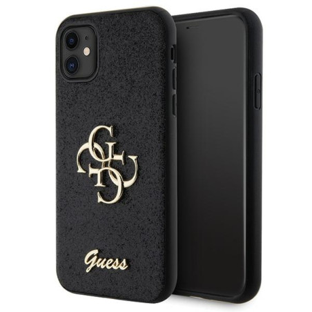 Kryt Guess GUHCN61HG4SGK iPhone 11/XR - black glitter