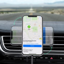 Acefast Qi 15W wireless car charger, magnetic phone holder for air vent, black (D3 black)