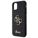 Kryt Guess GUHCN61HG4SGK iPhone 11/XR - black glitter