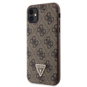 Pouzdro Guess GUHCN61P4TDSCPW pro iPhone 11 / XR – hnědé