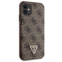Pouzdro Guess GUHCN61P4TDSCPW pro iPhone 11 / XR – hnědé