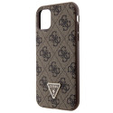Pouzdro Guess GUHCN61P4TDSCPW pro iPhone 11 / XR – hnědé