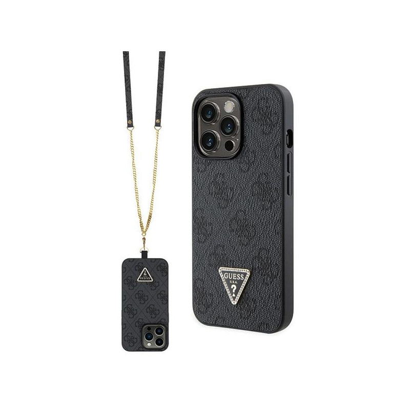 Kryt Guess GUHCP13LP4TDSCPK pro iPhone 13 Pro - černá crossbody