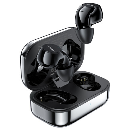 Acefast gaming in-ear wireless headphones TWS Bluetooth 5.2, cVc 8.0, aptX, SBC, AAC, 65ms delay waterproof IPX4 silver (T7