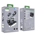 Acefast gaming in-ear wireless headphones TWS Bluetooth 5.2, cVc 8.0, aptX, SBC, AAC, 65ms delay waterproof IPX4 silver (T7