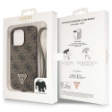 Kryt Guess GUHCP13LP4TDSCPW iPhone 13 Pro – hnědý