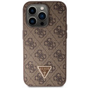 Kryt Guess GUHCP14LP4TDSCPW iPhone 14 Pro - hnědý