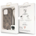Kryt Guess GUHCP14LP4TDSCPW iPhone 14 Pro - hnědý
