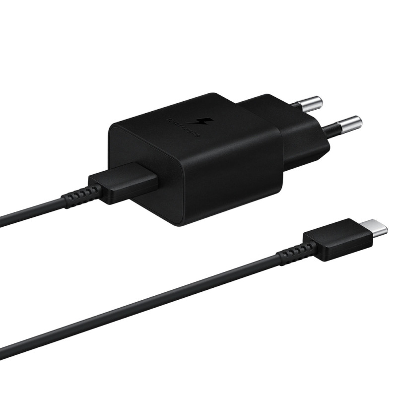Nabíječka do sítě Samsung EP-T1510XBEGEU 15W PD USB-C AFC s kabelem USB-C - černá