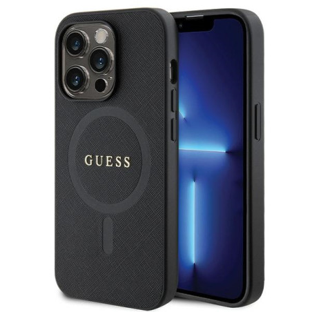 Kryt Guess GUHMP14LPSAHMCK pro iPhone 14 Pro - černý